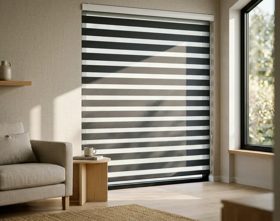 Day/night blinds fitted in a Stellies home